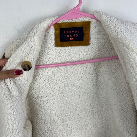 The Normal Brand Demi Corduroy Sherpa Jacket Womens Size XS - Picture 9 of 9